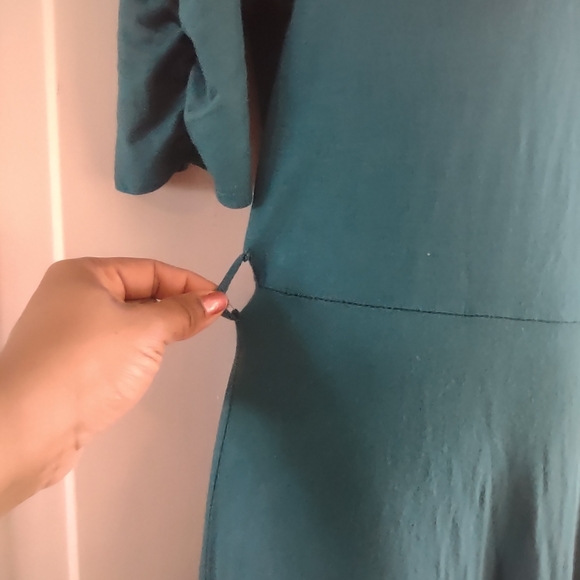 Touch me Green Short Sleeve Maxi Dress. Size XL - Picture 6 of 12